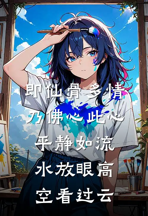 即仙骨 多情乃佛心 此心平静如流水 放眼高空看过云